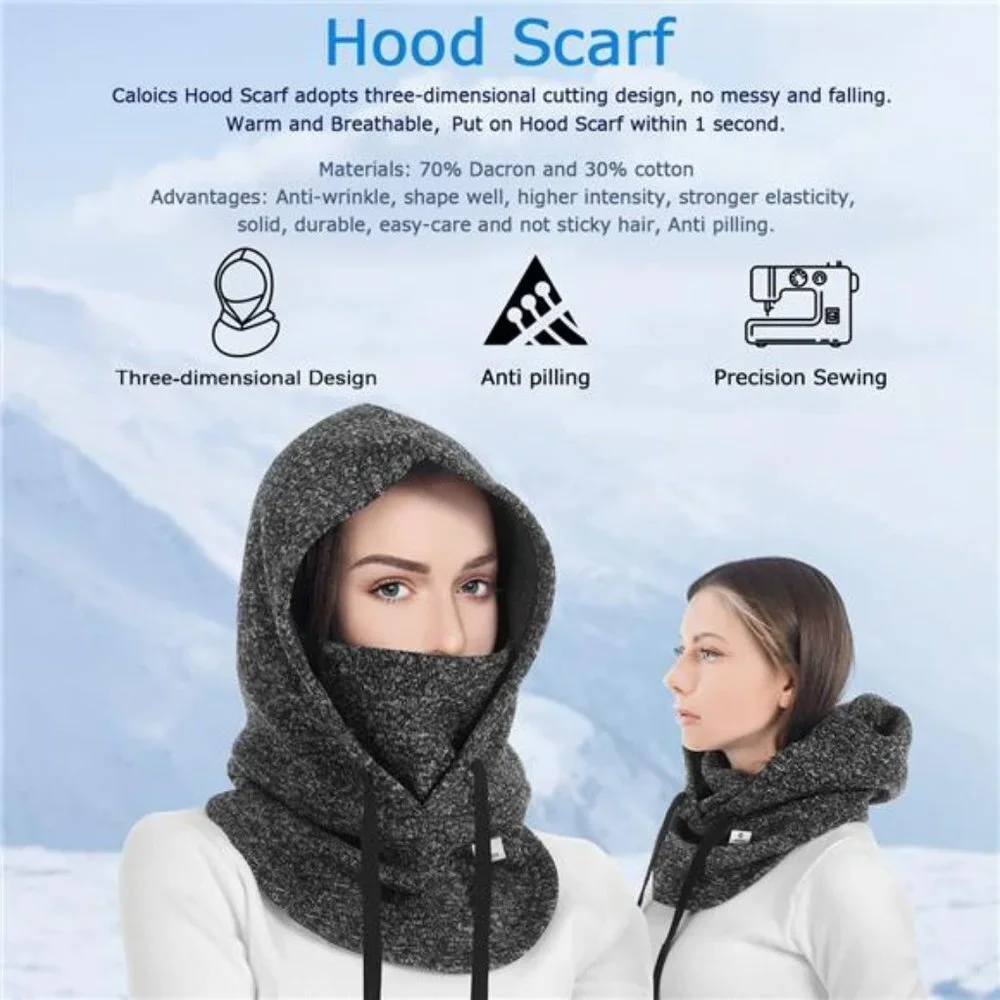 Women's Ski Mask Winter Thermal Face Mask Cover Warmer Windproof Breathable